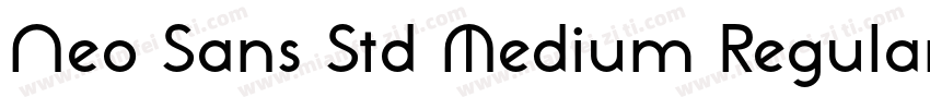 Neo Sans Std Medium Regular字体转换